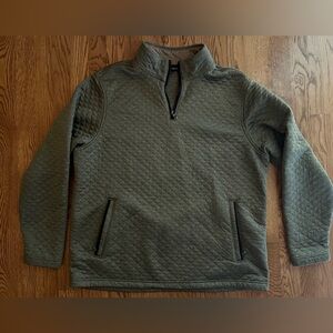 Cremiux XL Quilted Pullover Green